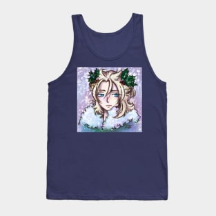 Snow Prince Albedo - Genshin Impact - Anime Fan Art Tank Top